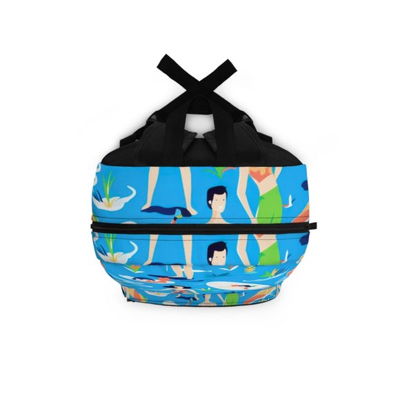 Beach Backpack | Summer Bag Nautica l Bookbag | Weekend Backpack | Vacation Back - Picture 6 of 10